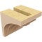 Ekena Millwork 5"W x 5"D x 5"H Wide Rockford Rough Cedar Woodgrain TimberThane Corbel, Primed Tan CORUR05X05X05ROCRCPR - alternate 5